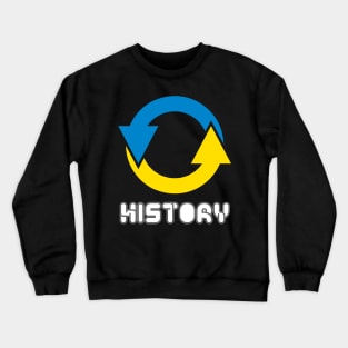 History Repeating, USA With Ukraine, Stop War In Ukraine Crewneck Sweatshirt